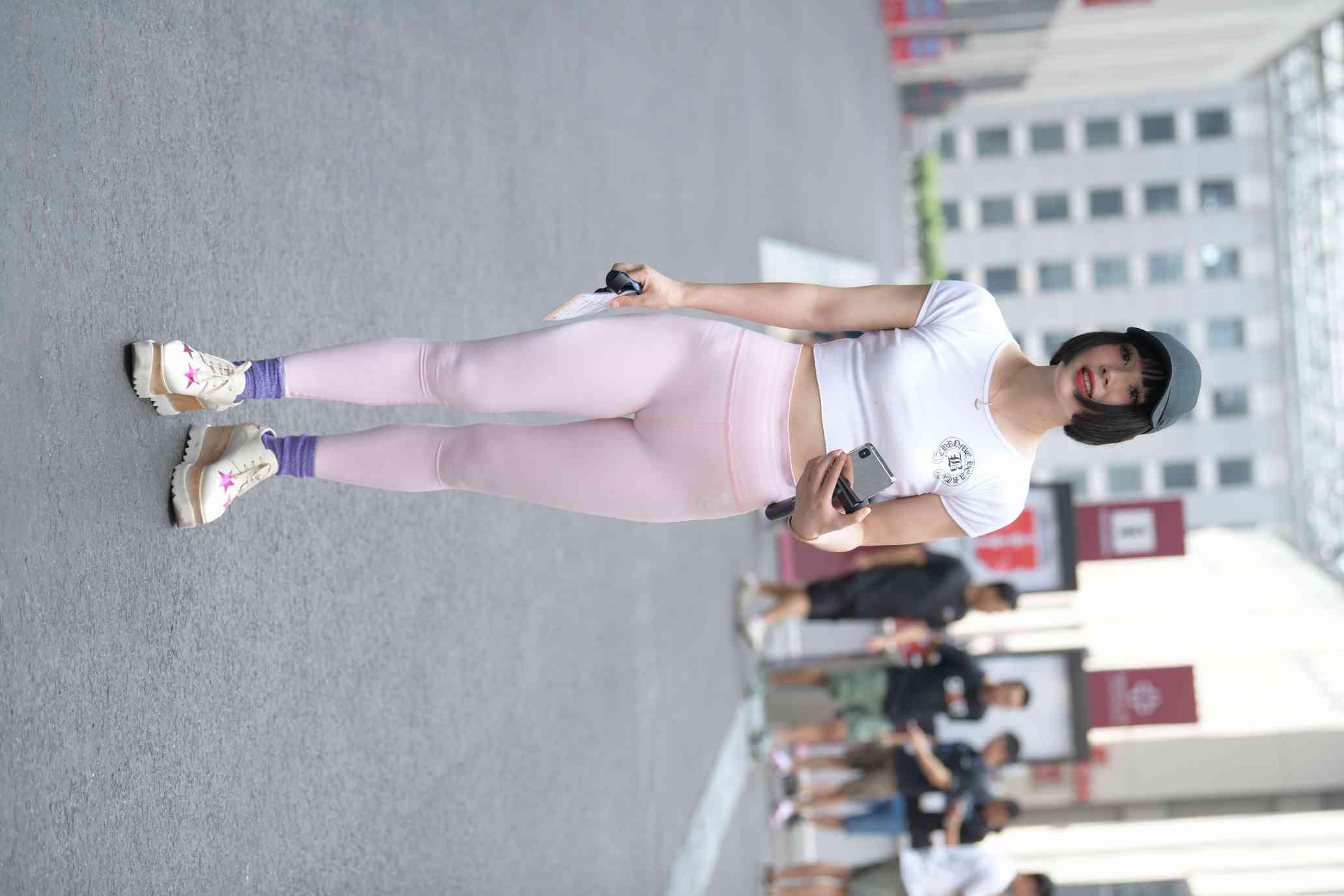 短发鸭舌帽时尚女生【102P】04022插图1