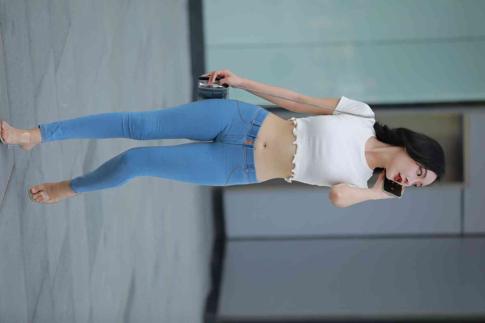 非常漂亮的紧身牛仔裤女孩【115P】04016插图3