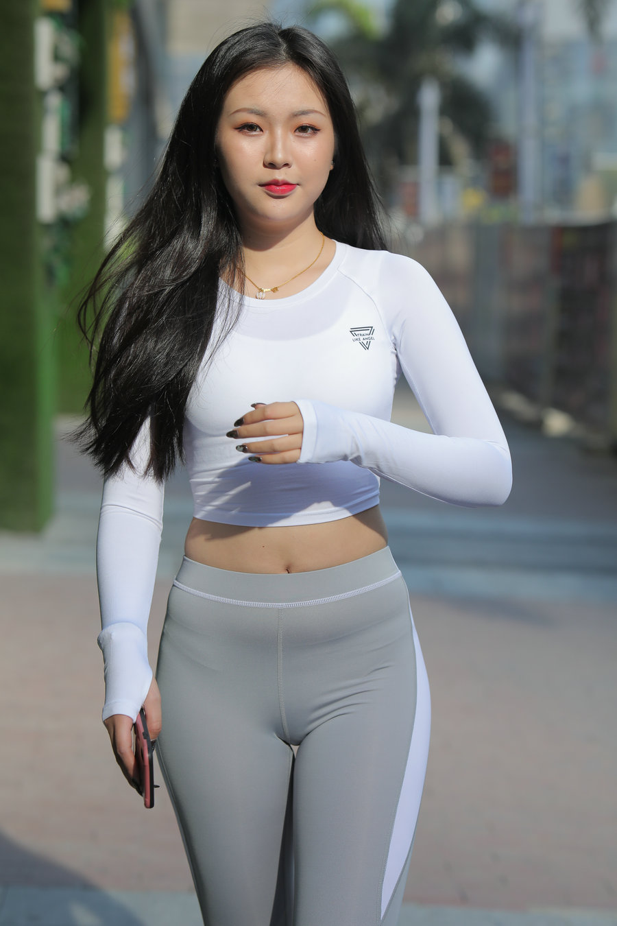 灰色瑜伽裤女孩 J0907 468P2V-6.31GB插图