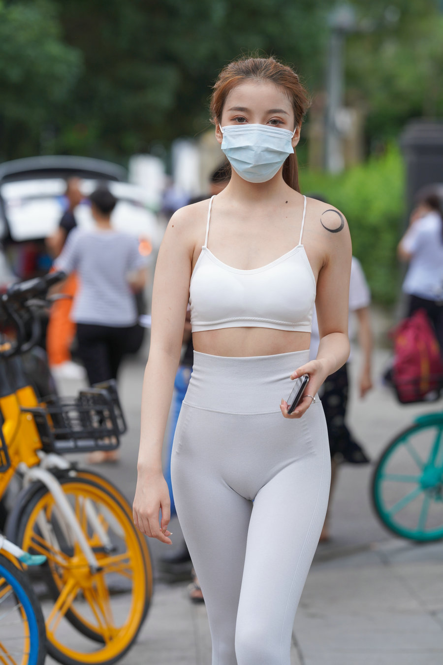 灰色瑜伽裤女孩 J1323 723P4V-17.9GB插图1