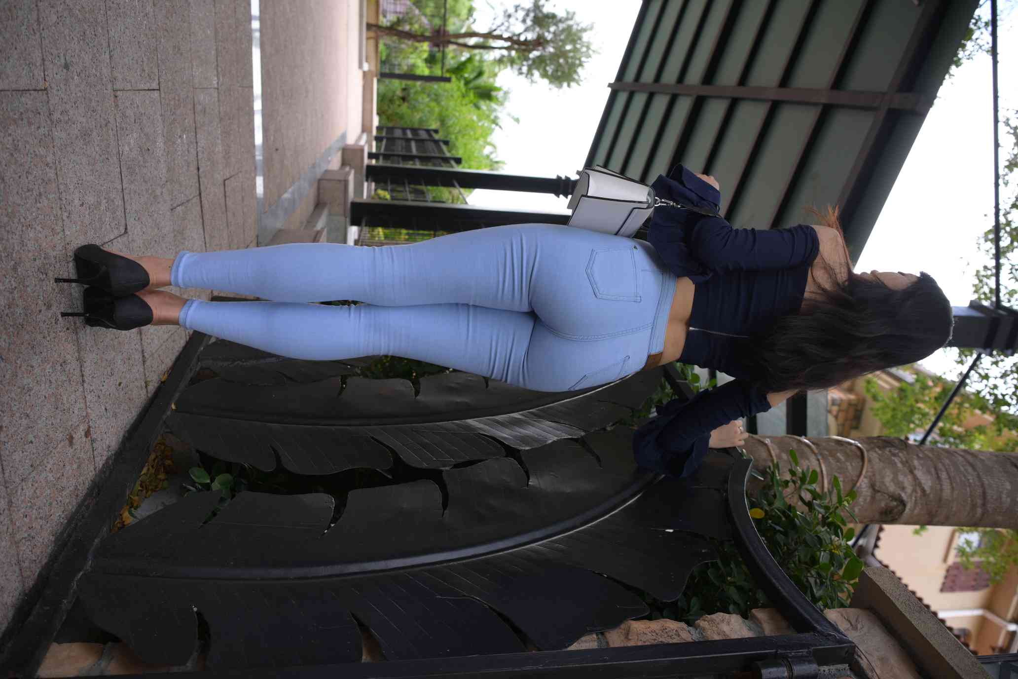 紧身牛仔裤女生【1127P】04027插图2