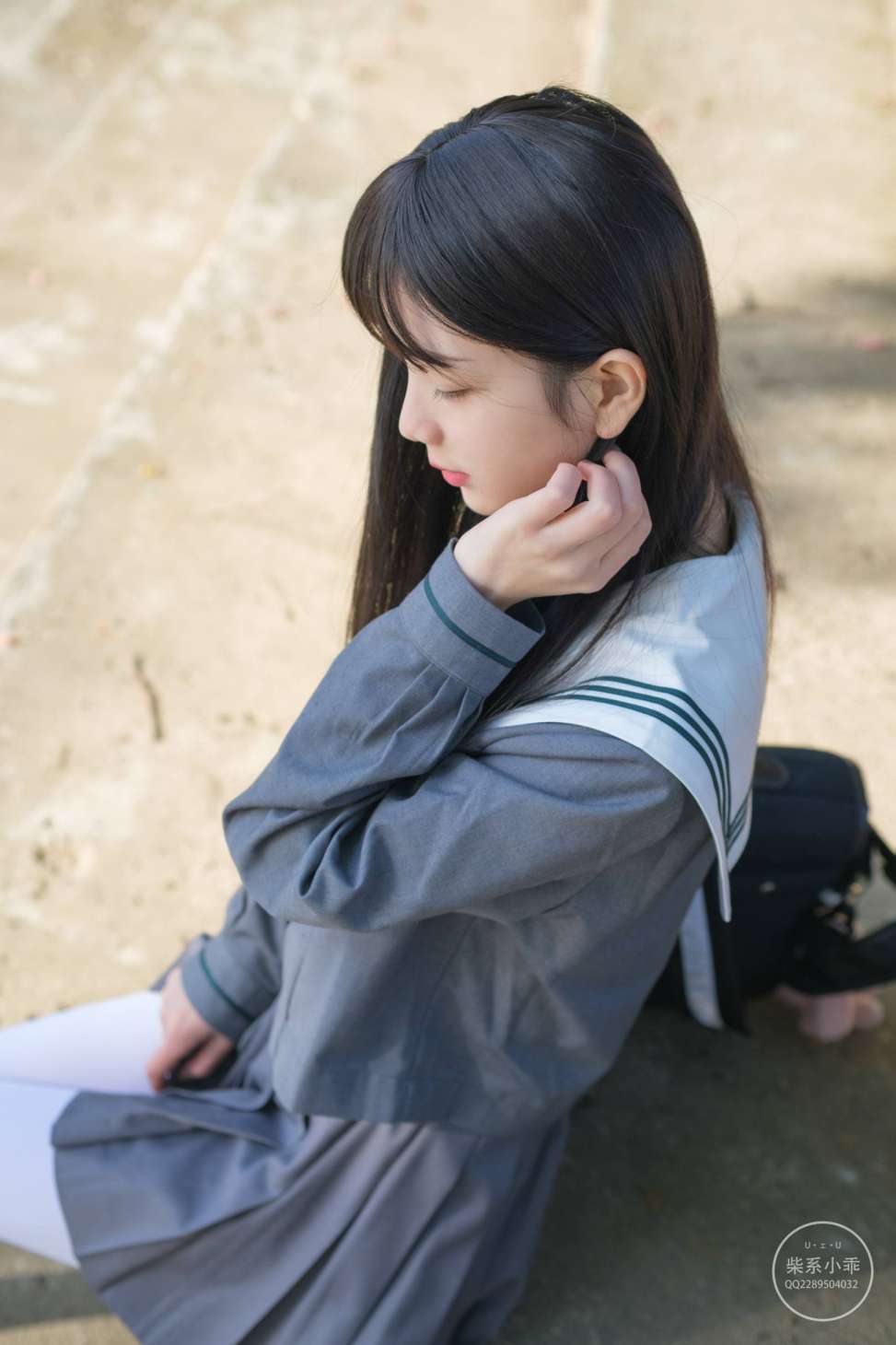 白丝清纯少女真的太可爱了【60P】20001插图2