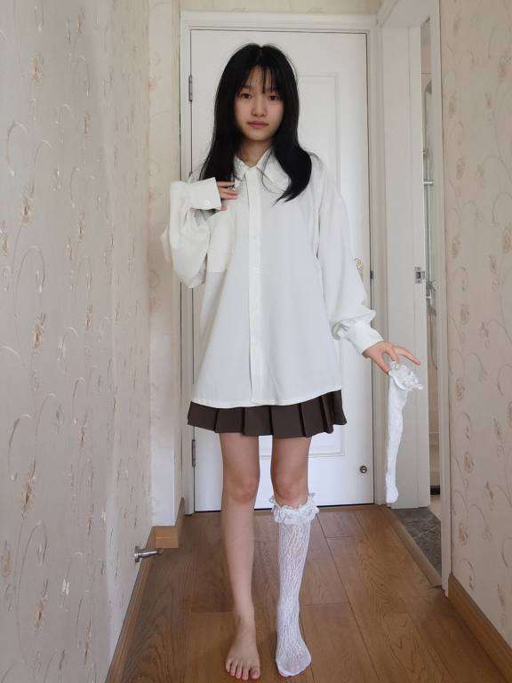 百褶裙可爱又大方的小姑娘【122P】20002-雅酷图