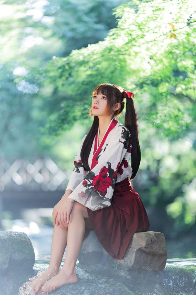 【免费】穿汉服的双马尾女孩【35P】20025-雅酷图