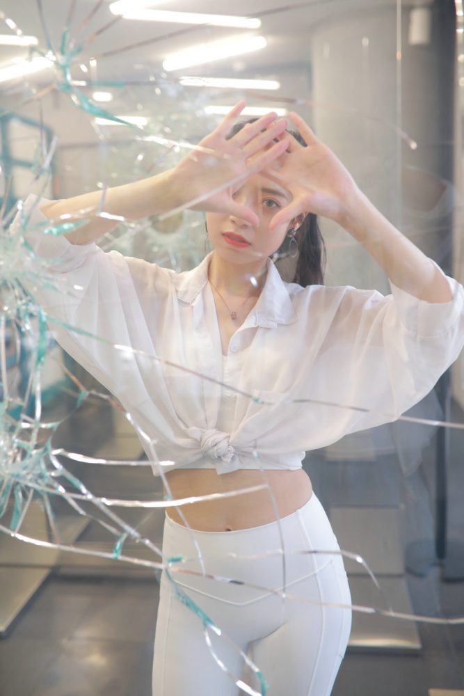 白色瑜伽裤女孩J2145 861P2V-22.3GB插图