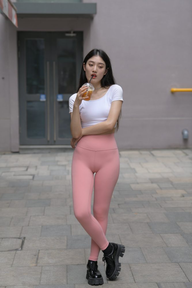 粉红色 瑜伽裤可爱女孩J2203 449P19V-19.1GB插图3