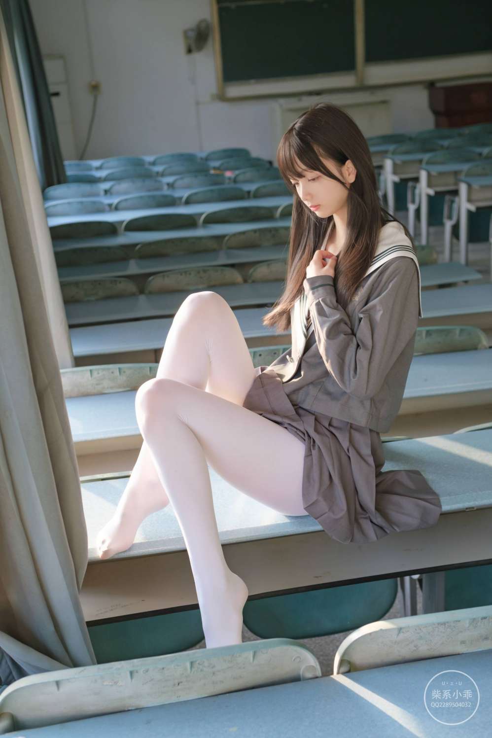 白丝清纯少女真的太可爱了【60P】20001插图4