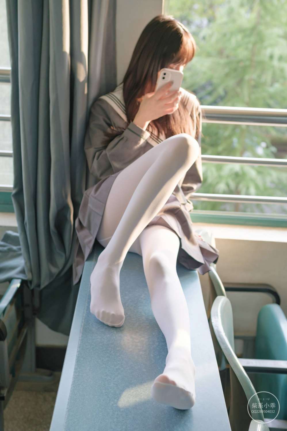 白丝清纯少女真的太可爱了【60P】20001插图5