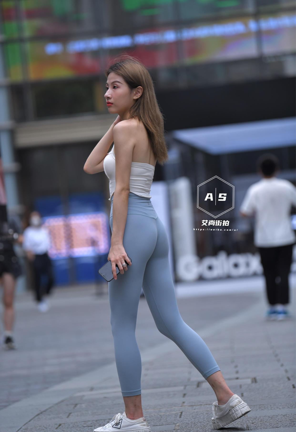 长发长腿瑜伽裤女孩J2836 443P-10.1GB插图1