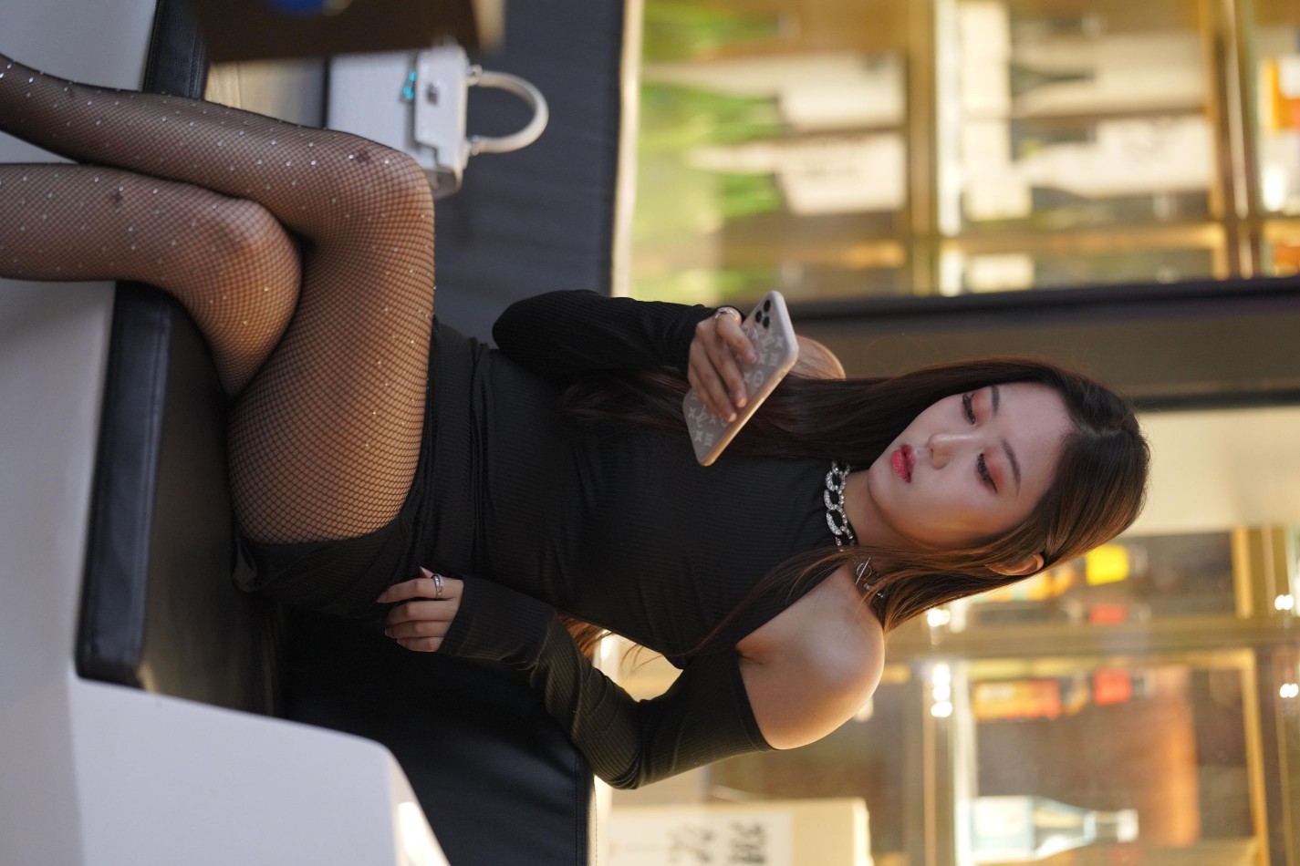 非常妩媚的网格丝袜女孩【186P】00037插图4