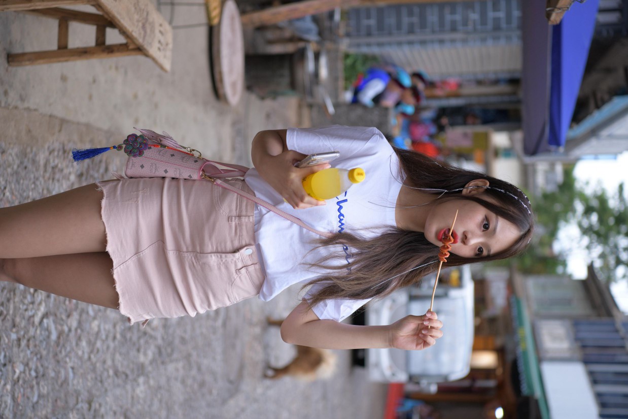 非常清纯甜美的短裙姑娘在逛街【458P】00052插图6