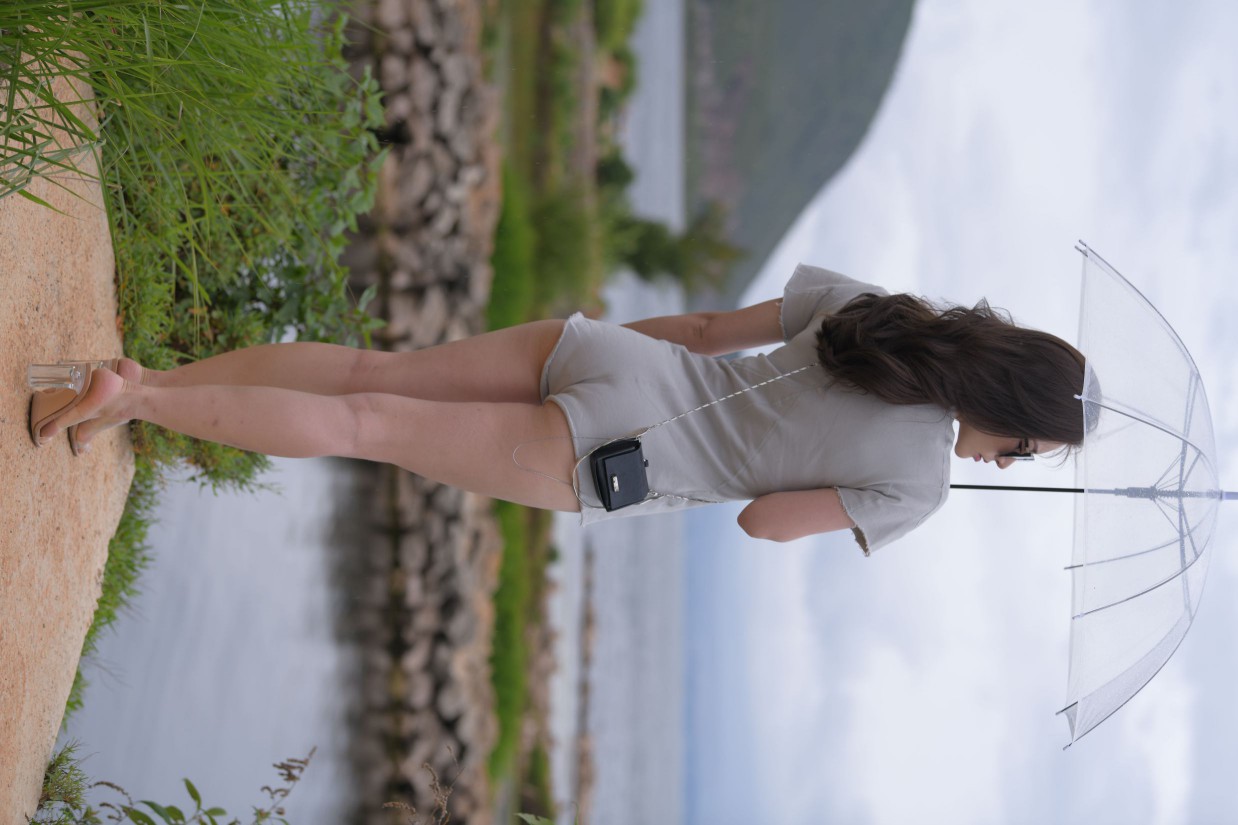 在海边开跑车的连衣短裤女孩【390P】00030插图5