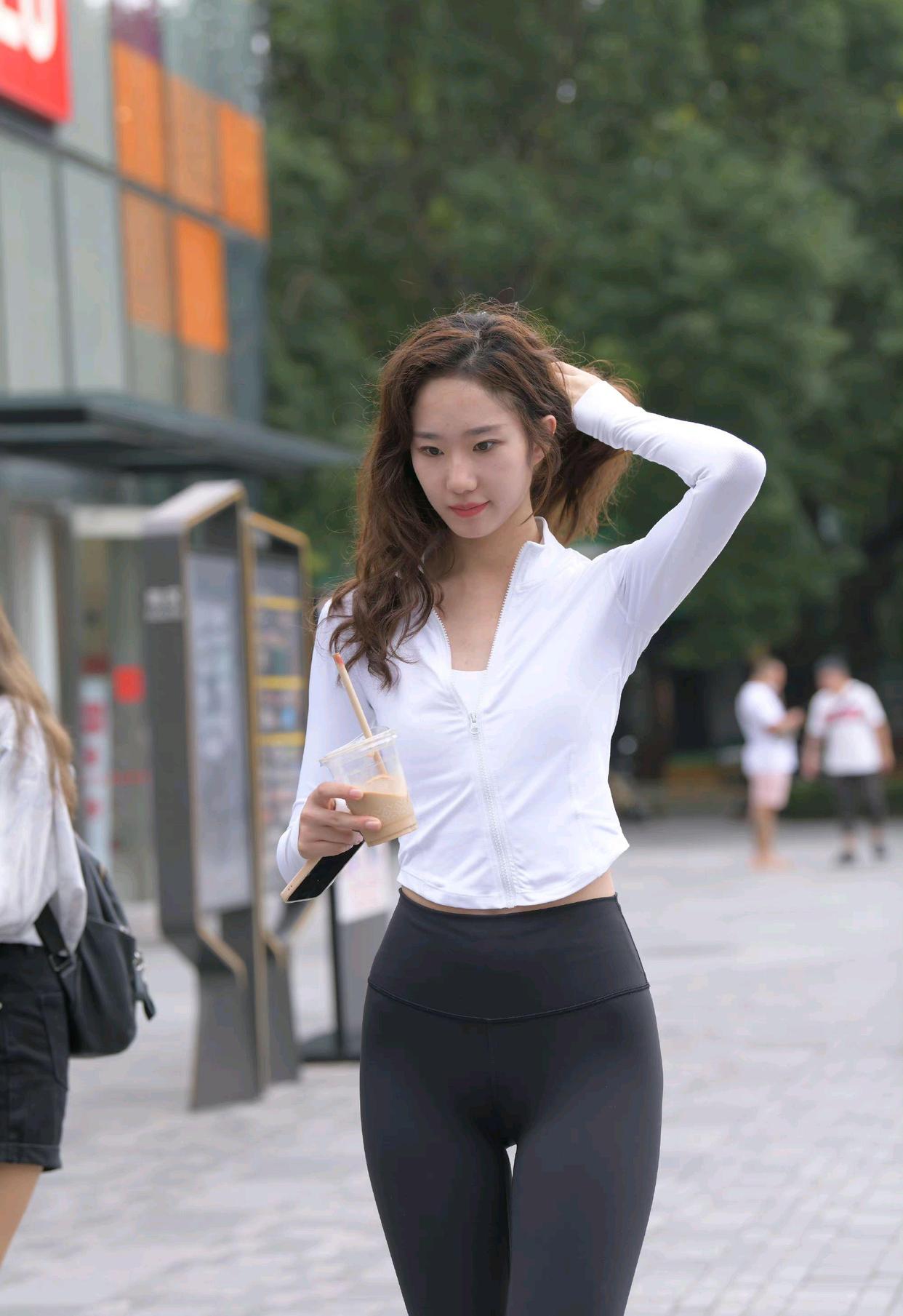 像刘亦菲的黑色瑜伽裤女孩J2237 340P1V-14.8GB插图4