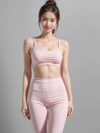 AI瑜伽裤清纯妹子系列图插图14