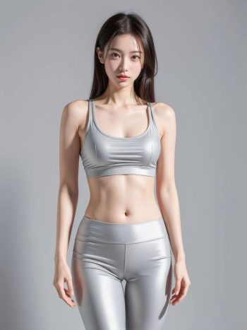 AI瑜伽裤清纯妹子系列图插图10